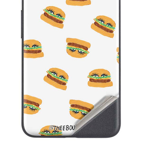 Bouffants and Broken Hearts Cute Burgers Google Pixel 5 Skin